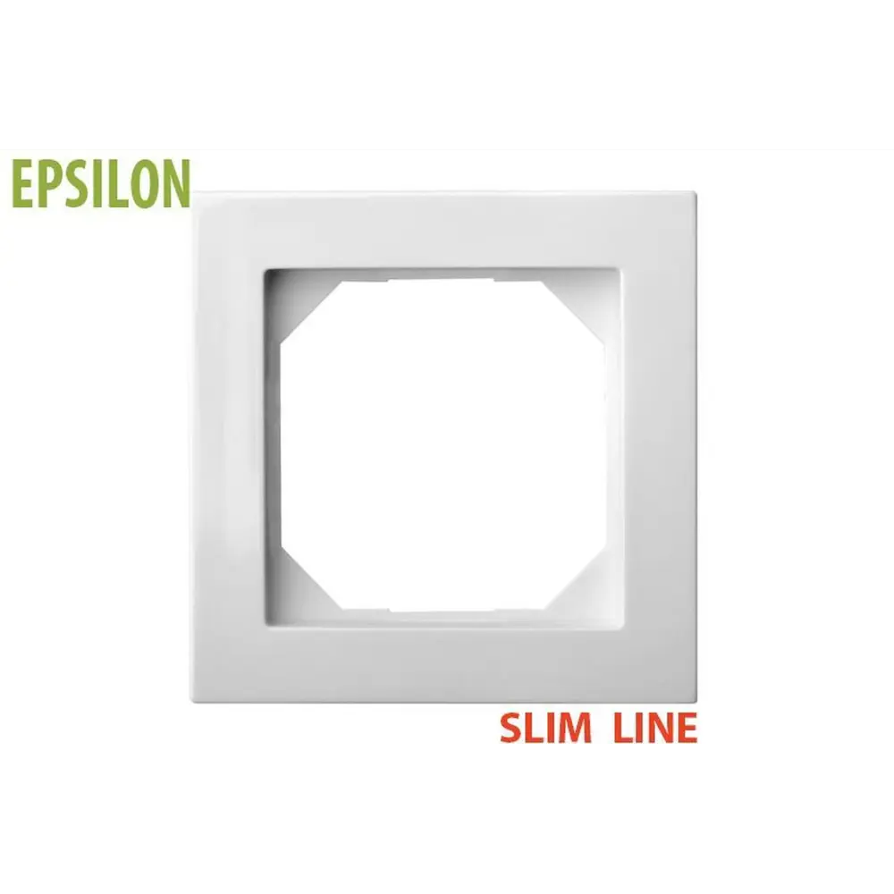 Фото Рамка для розеток и выключателей Liregus Epsilon 28-0421 1 пост белая Фото Рамка для розеток и выключателей Liregus Epsilon 28-0421 1 пост белая