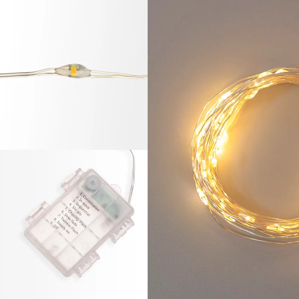 Фото 2 Электрогирлянда универсальная Neon-Night 303-257 20 м 200 ламп белый 8 режимов работы