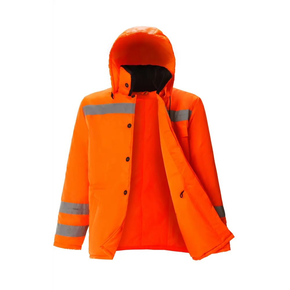 Фото 4 Куртка дорожника рабочая утепленная сигнальный Союзспецодежда оранжевая размер 56-58 рост 182-188 см