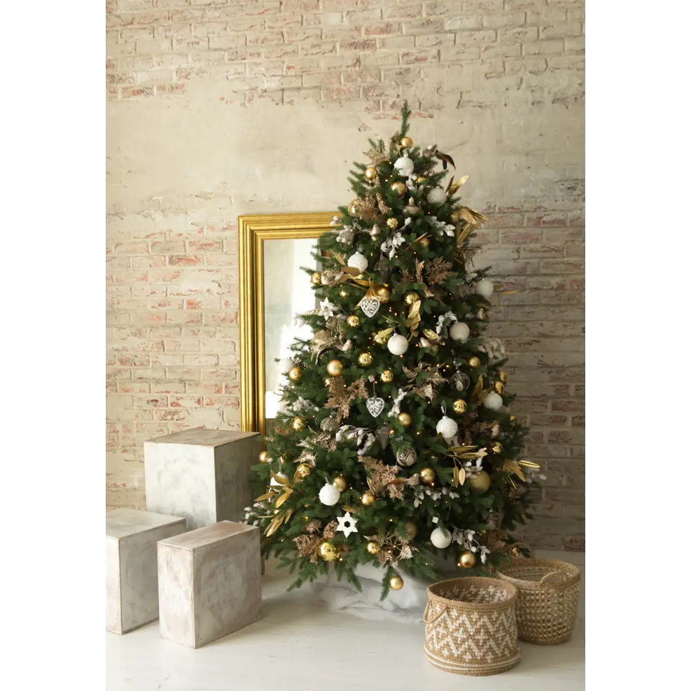 Фото 2 Ель новогодняя искусственная Max Christmas Версальская с подсветкой 210 см Фото 2 Ель новогодняя искусственная Max Christmas Версальская с подсветкой 210 см