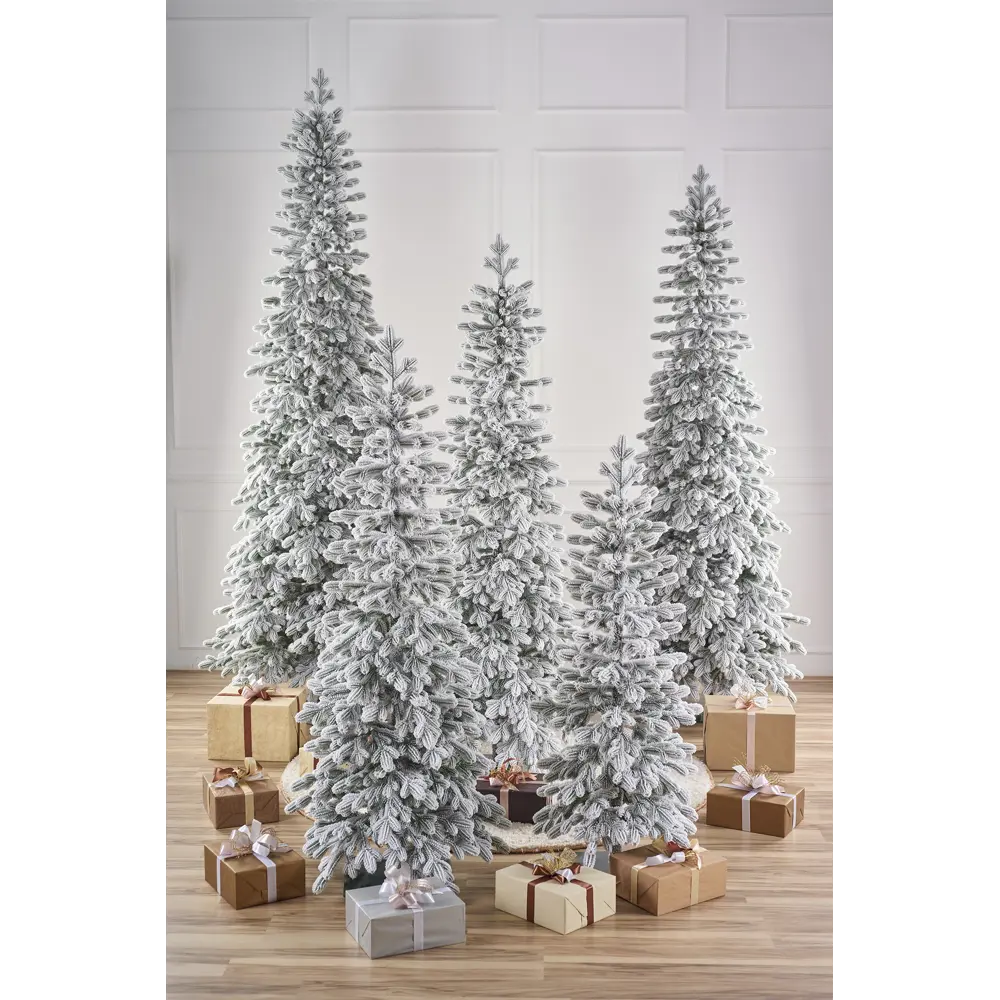 Фото Ель новогодняя искусственная Max Christmas Тикко заснеженная 125 см Фото Ель новогодняя искусственная Max Christmas Тикко заснеженная 125 см