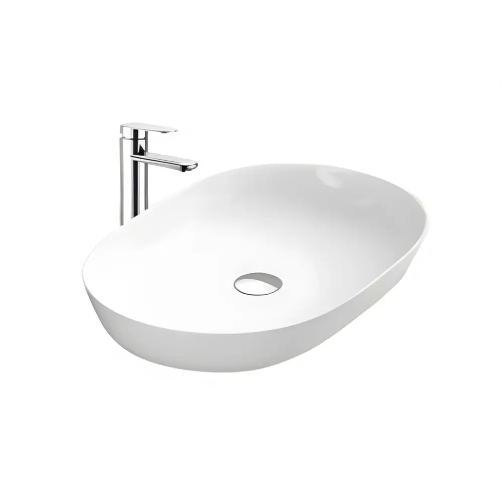 Фото Раковина накладная Sintesi SIN-LVB-APP-402 60см цвет белый