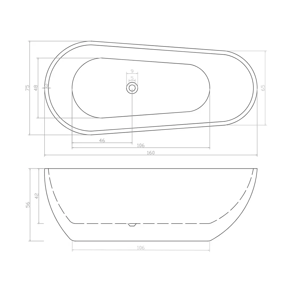 Фото 7 Ванна отдельностоящая Ceruttispa MIMI160 160x75x56мм акриловая со сливом-переливом Фото 7 Ванна отдельностоящая Ceruttispa MIMI160 160x75x56мм акриловая со сливом-переливом