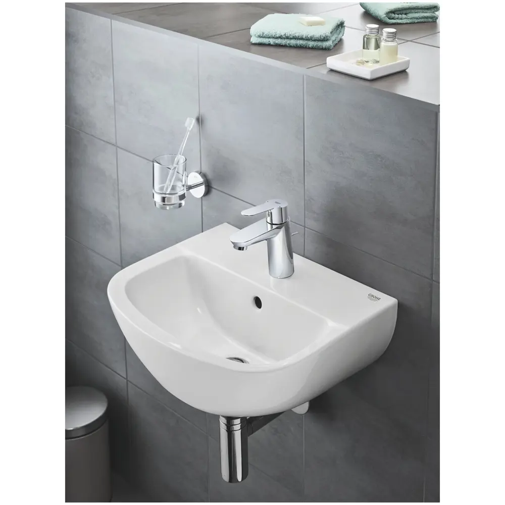 Фото 2 Смеситель для раковины Grohe 23342000 однорычажный цвет хром