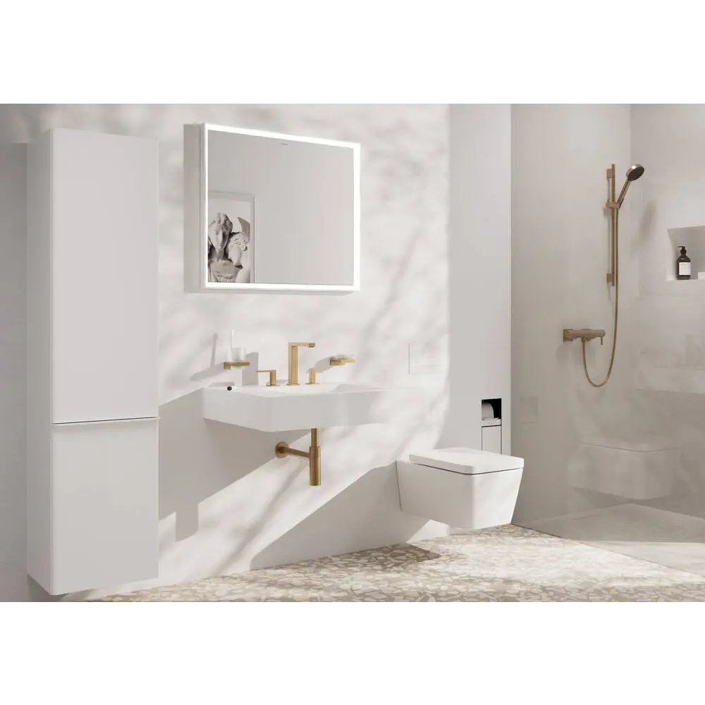 Фото 2 Смеситель для раковины Hansgrohe 73030140 бесконтактный цвет бронза