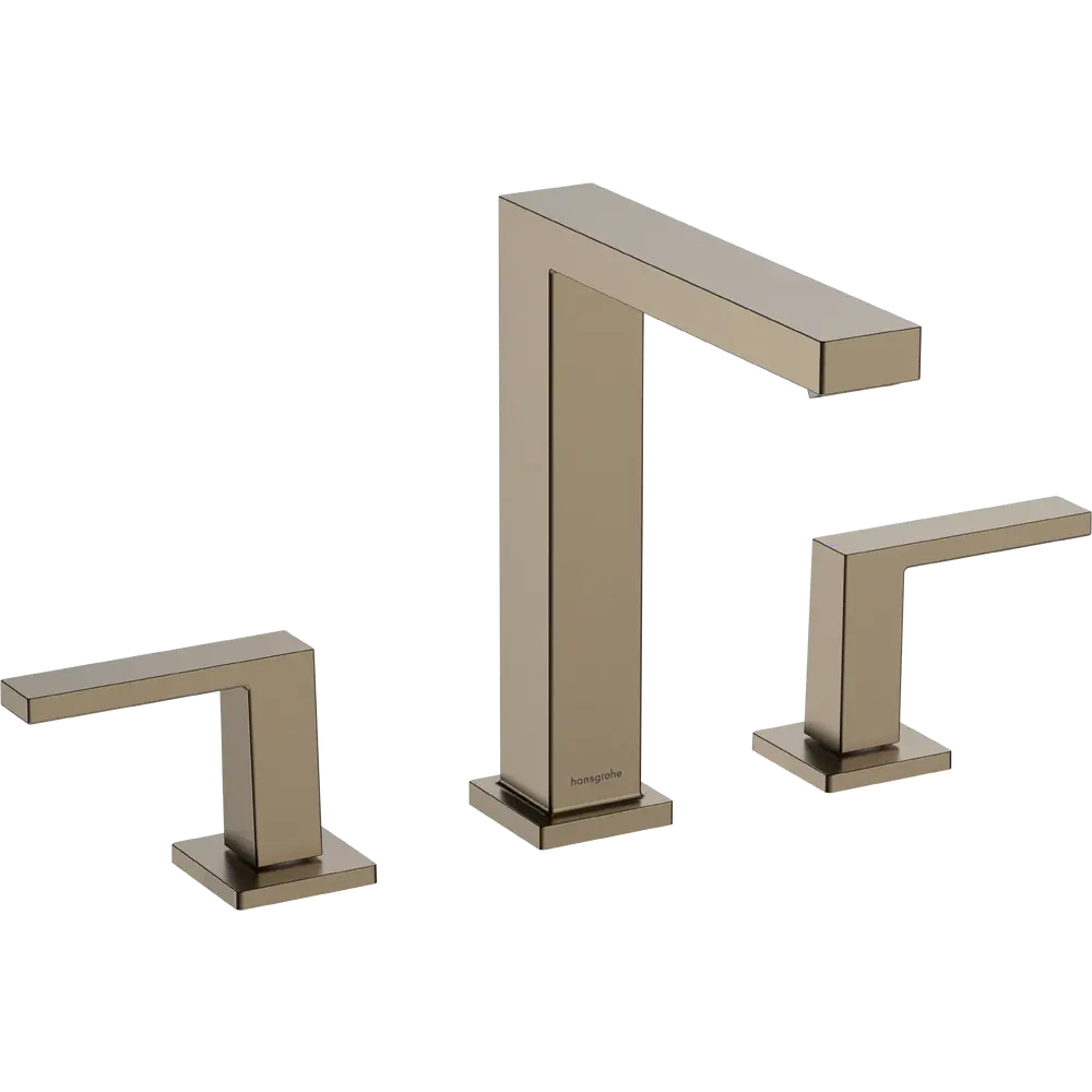 Фото Смеситель для раковины Hansgrohe 73030140 бесконтактный цвет бронза