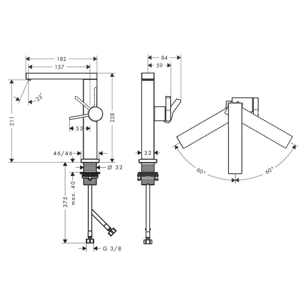 Фото 3 Смеситель для раковины Hansgrohe 73060140 бесконтактный цвет бронза