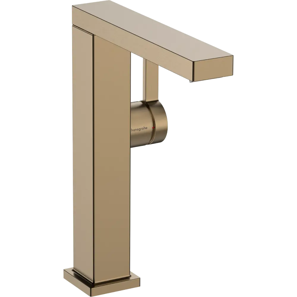 Фото Смеситель для раковины Hansgrohe 73060140 бесконтактный цвет бронза