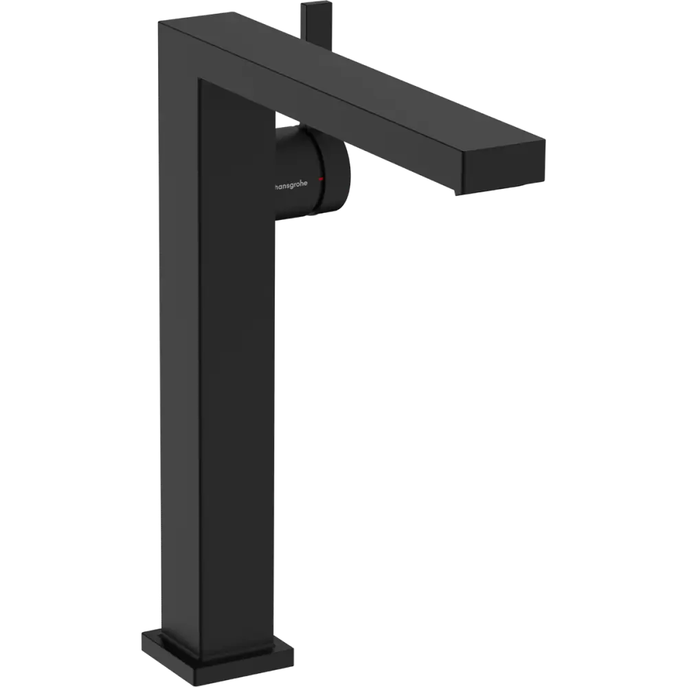 Фото 3 Смеситель для раковины Hansgrohe Tecturis 73070670 однорычажный высокий цвет черный Фото 3 Смеситель для раковины Hansgrohe Tecturis 73070670 однорычажный высокий цвет черный