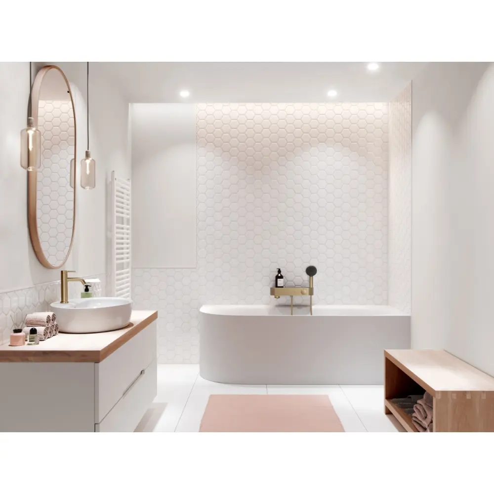 Фото 5 Смеситель для раковины Hansgrohe Tecturis S 110 однорычажный цвет бронза