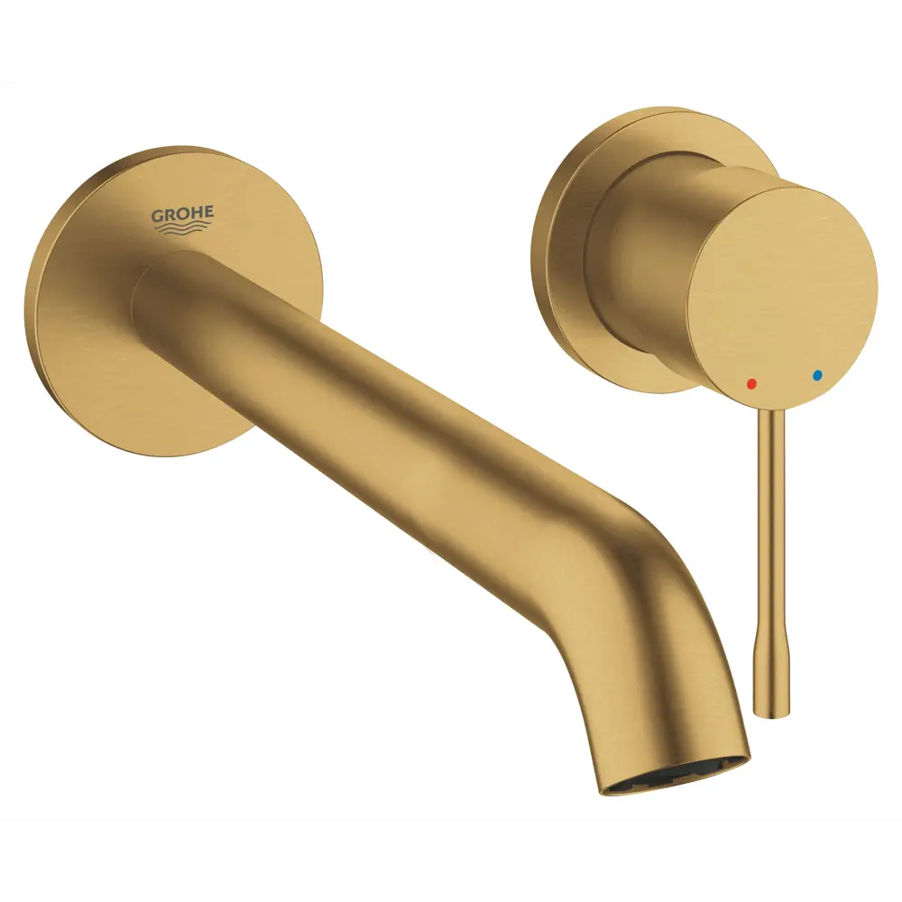 Фото 2 Смеситель для раковины 19967GN1 Essence New L-Size, настенный монтаж матовый