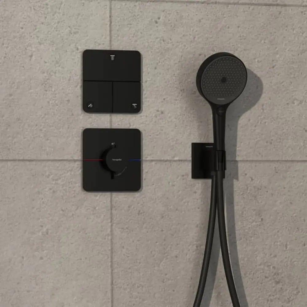 Фото 3 Переключатель потоков Hansgrohe ShowerSelect Comfort Q, 15587670 матовый черный