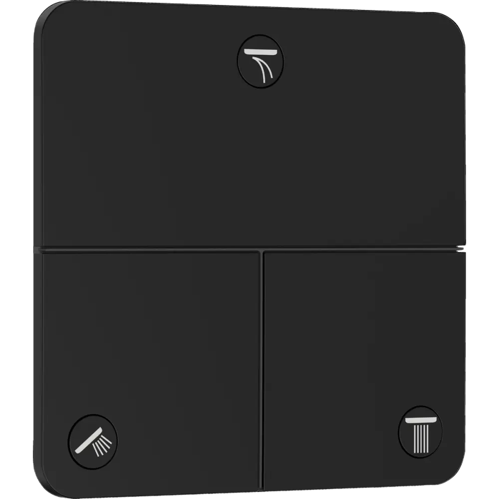 Фото Переключатель потоков Hansgrohe ShowerSelect Comfort Q, 15587670 матовый черный