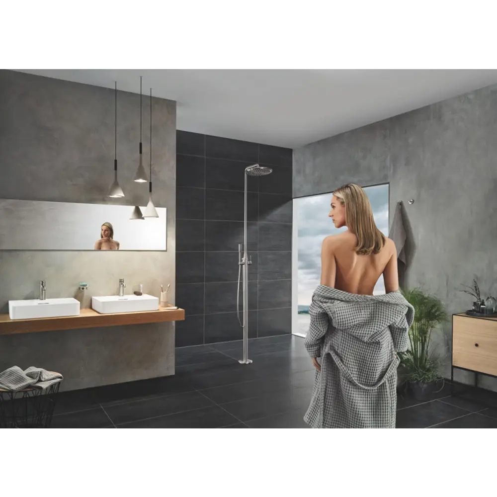 Фото 5 Смеситель для раковины Grohe 23589DC1 однорычажный цвет сталь Фото 5 Смеситель для раковины Grohe 23589DC1 однорычажный цвет сталь