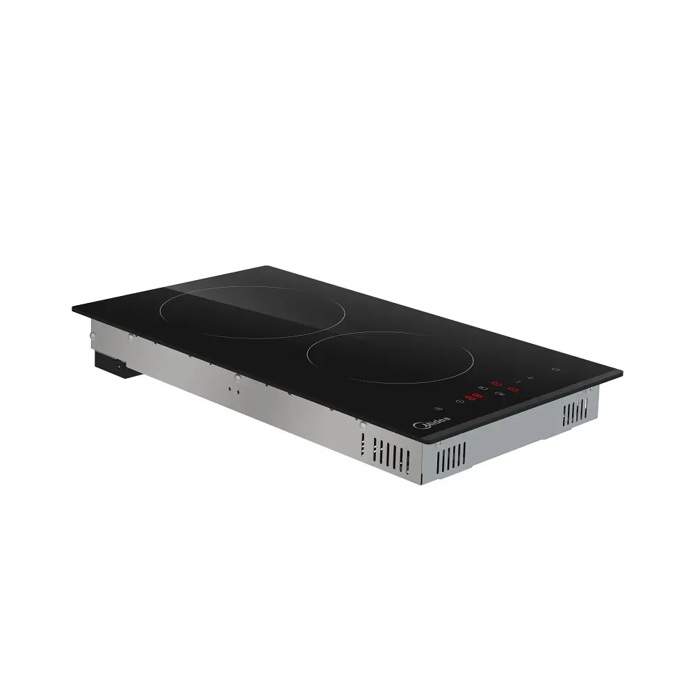 Фото 4 Электрическая варочная панель Midea MCH32107 28.8 см 2 конфорки цвет черный Фото 4 Электрическая варочная панель Midea MCH32107 28.8 см 2 конфорки цвет черный