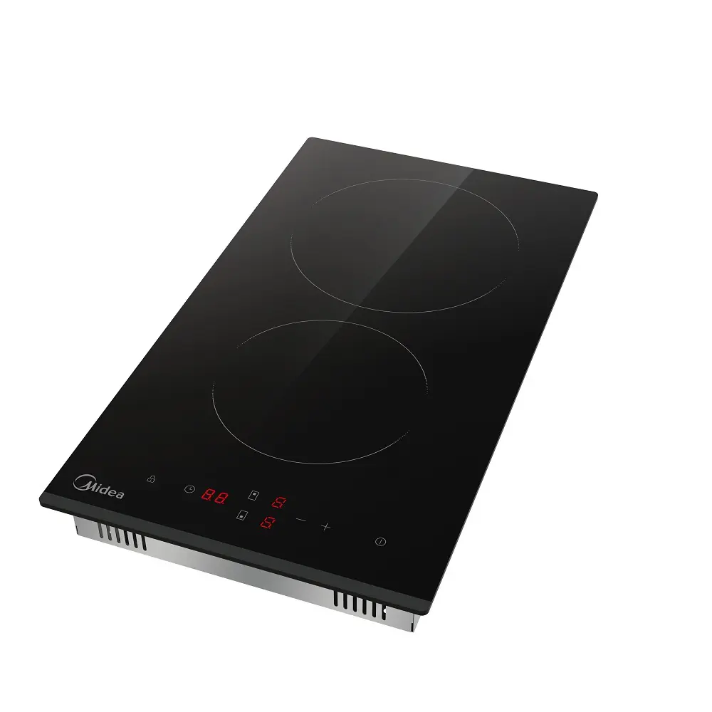 Фото 3 Электрическая варочная панель Midea MCH32107 28.8 см 2 конфорки цвет черный Фото 3 Электрическая варочная панель Midea MCH32107 28.8 см 2 конфорки цвет черный