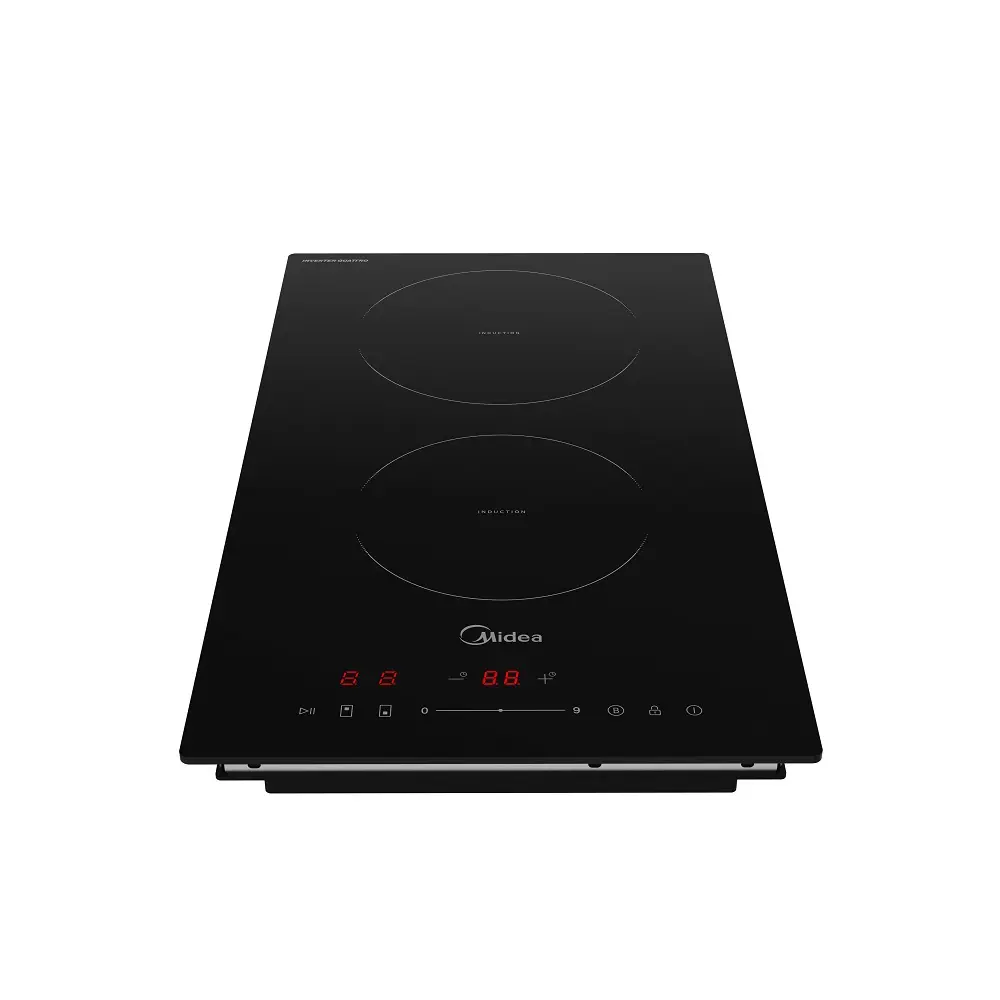 Фото 2 Индукционная варочная панель Midea MIH32707 28.8 см 2 конфорки цвет черный