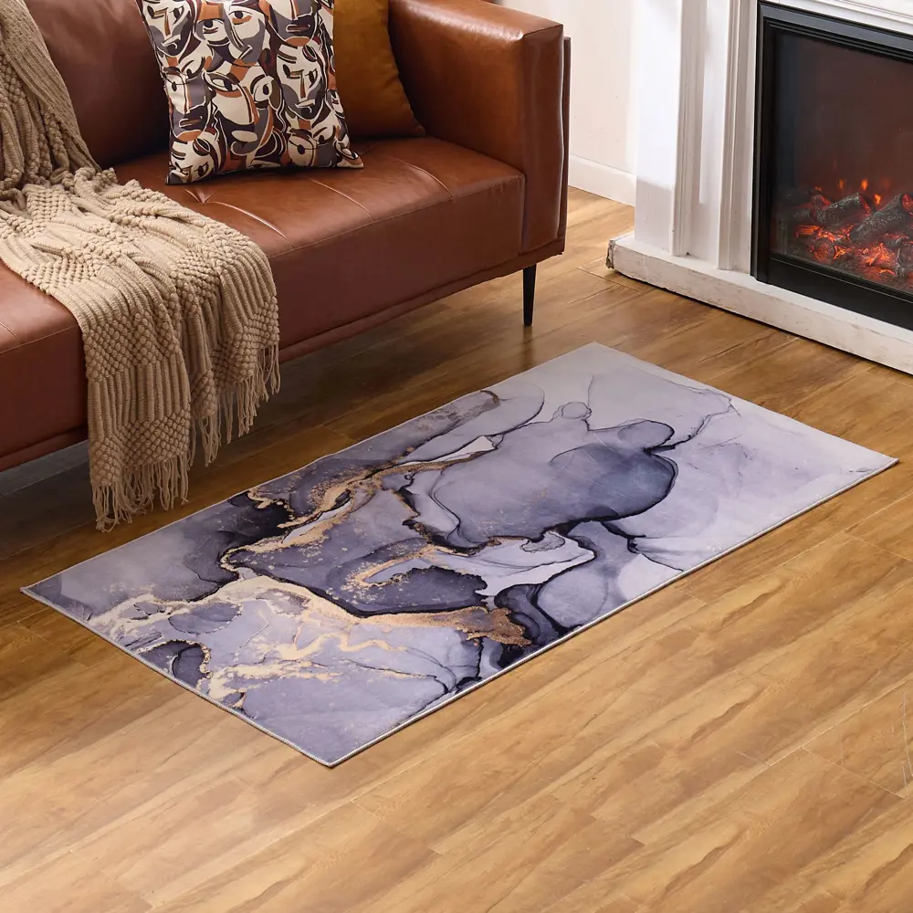 Фото 5 Ковер Silver Stone Silk полиэстер B286 120х170 см Фото 5 Ковер Silver Stone Silk полиэстер B286 120х170 см