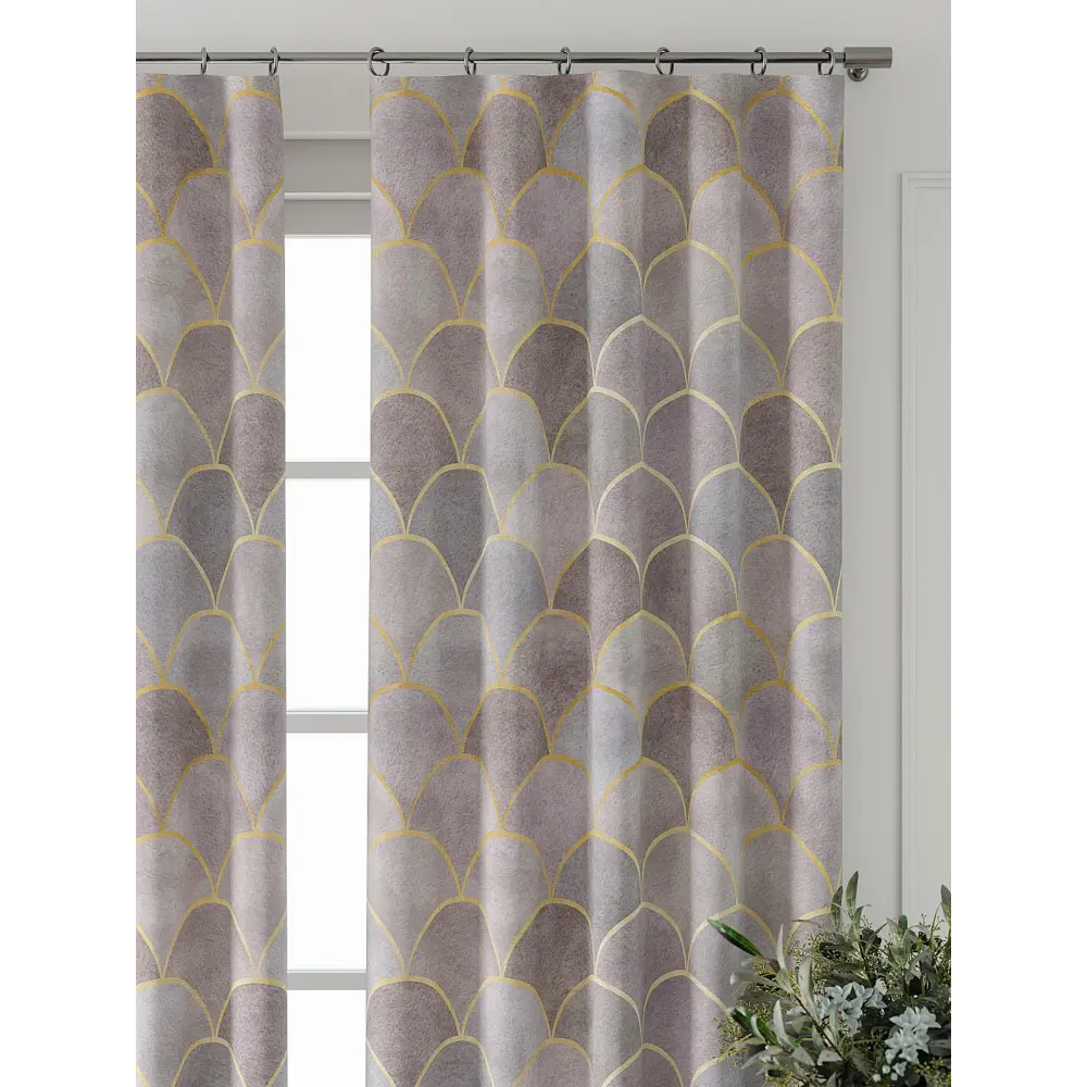 Фото 5 Комплект штор Comfy way Форнерс - 491 - 260 см CW709491260-260 на шторной ленте 260x150 см цвет бежевый Фото 5 Комплект штор Comfy way Форнерс - 491 - 260 см CW709491260-260 на шторной ленте 260x150 см цвет бежевый