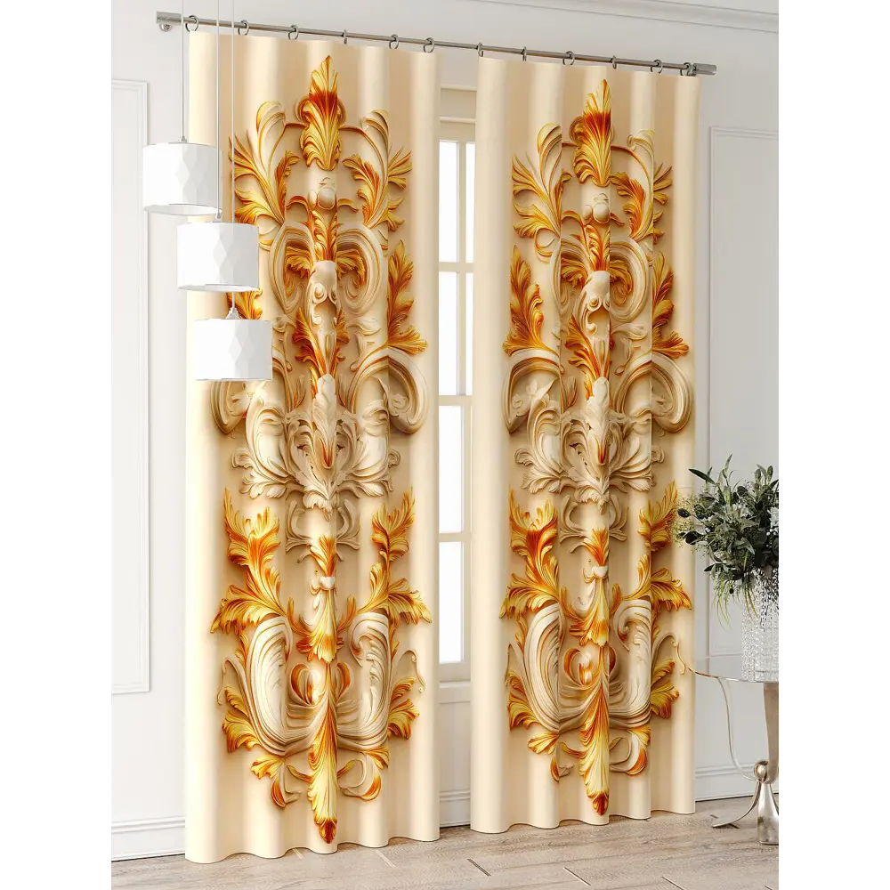 Фото 3 Комплект штор Comfy way Форнерс - 506 - 260 см CW709506260-260 на шторной ленте 260x150 см цвет оранжевый Фото 3 Комплект штор Comfy way Форнерс - 506 - 260 см CW709506260-260 на шторной ленте 260x150 см цвет оранжевый