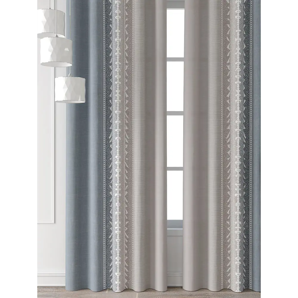 Фото 6 Комплект штор Comfy way Форнерс - 554 - 260 см CW709554260-260 на шторной ленте 260x150 см цвет бежевый Фото 6 Комплект штор Comfy way Форнерс - 554 - 260 см CW709554260-260 на шторной ленте 260x150 см цвет бежевый