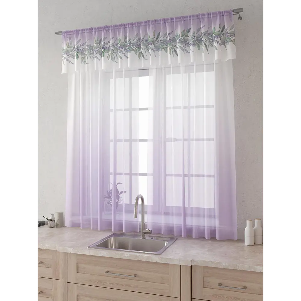 Фото 2 Комплект штор Comfy way Лагрос - 13 - 160 см CW915013160-160 на шторной ленте 160x150 см цвет белый Фото 2 Комплект штор Comfy way Лагрос - 13 - 160 см CW915013160-160 на шторной ленте 160x150 см цвет белый