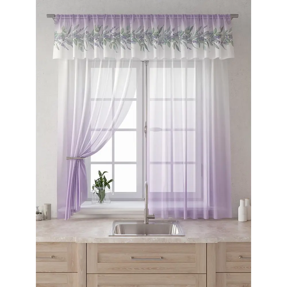 Фото 6 Комплект штор Comfy way Лагрос - 13 - 160 см CW915013160-160 на шторной ленте 160x150 см цвет белый Фото 6 Комплект штор Comfy way Лагрос - 13 - 160 см CW915013160-160 на шторной ленте 160x150 см цвет белый