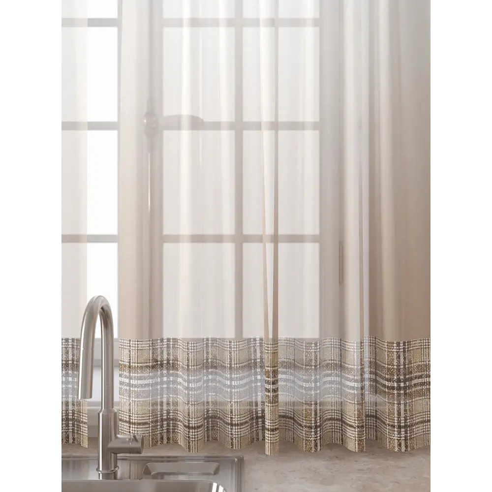 Фото 4 Комплект штор Comfy way Лагрос - 23 - 160 см CW915023160-160 на шторной ленте 160x150 см цвет бежевый Фото 4 Комплект штор Comfy way Лагрос - 23 - 160 см CW915023160-160 на шторной ленте 160x150 см цвет бежевый