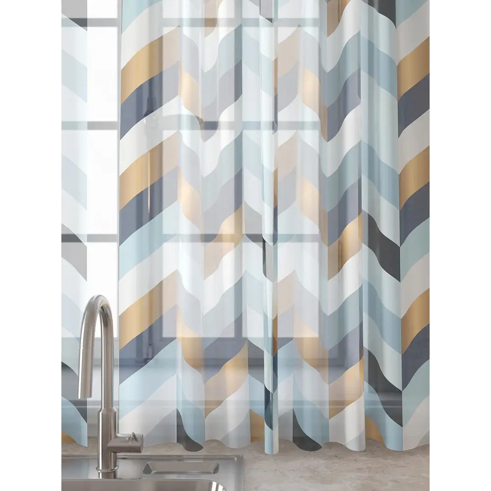 Фото 4 Комплект штор Comfy way Лагрос - 29 - 160 см CW915029160-160 на шторной ленте 160x150 см цвет белый Фото 4 Комплект штор Comfy way Лагрос - 29 - 160 см CW915029160-160 на шторной ленте 160x150 см цвет белый