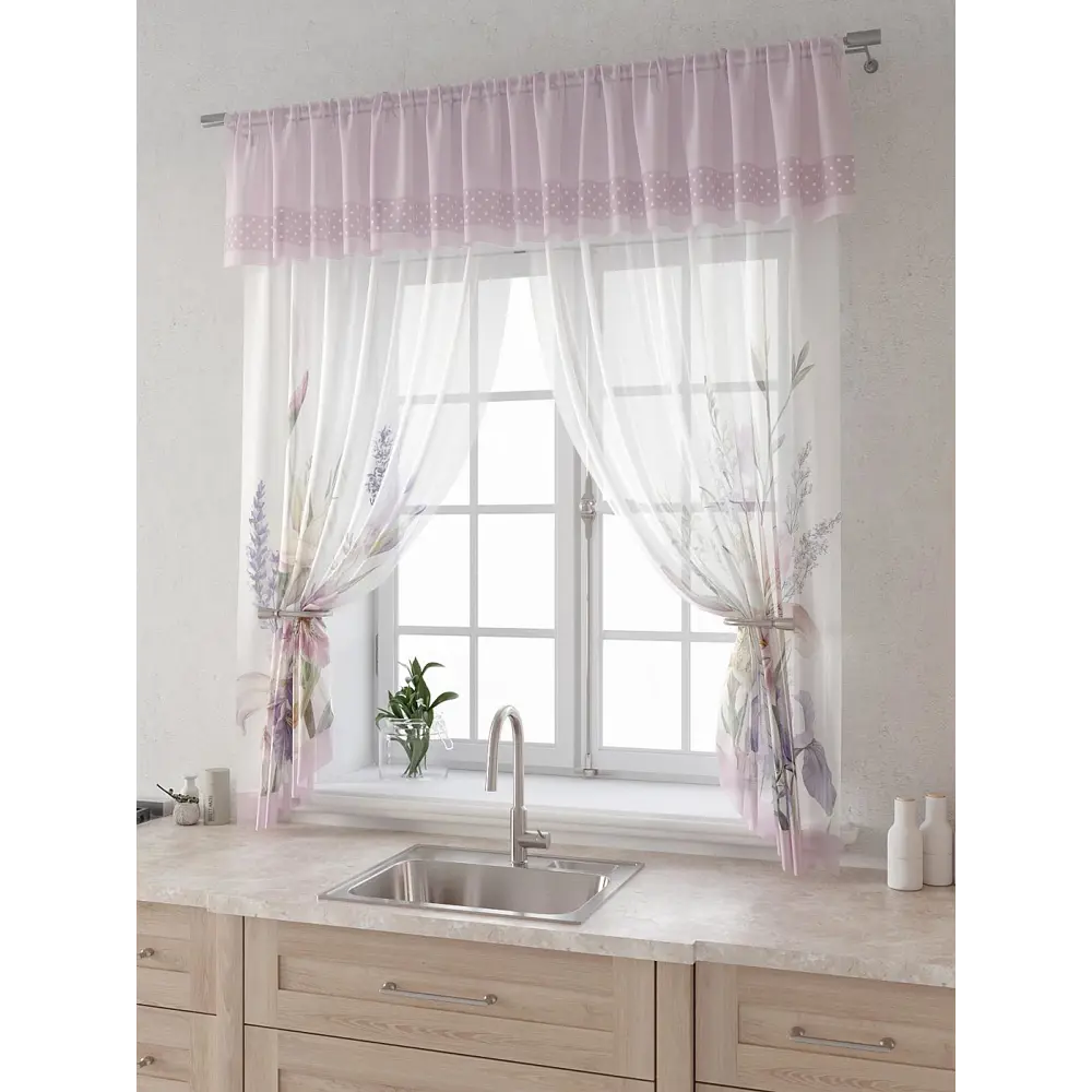 Фото 3 Комплект штор Comfy way Лагрос - 38 - 160 см CW915038160-160 на шторной ленте 160x150 см цвет бежевый Фото 3 Комплект штор Comfy way Лагрос - 38 - 160 см CW915038160-160 на шторной ленте 160x150 см цвет бежевый