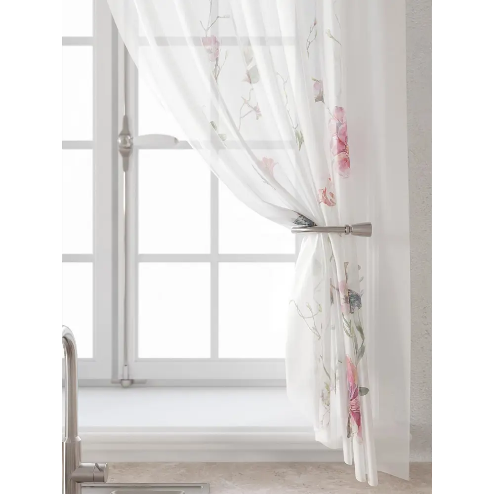 Фото 5 Комплект штор Comfy way Лагрос - 44 - 160 см CW915044160-160 на шторной ленте 160x150 см цвет белый Фото 5 Комплект штор Comfy way Лагрос - 44 - 160 см CW915044160-160 на шторной ленте 160x150 см цвет белый