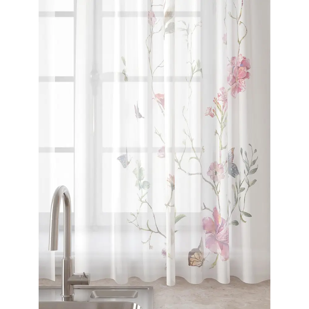 Фото 4 Комплект штор Comfy way Лагрос - 44 - 160 см CW915044160-160 на шторной ленте 160x150 см цвет белый Фото 4 Комплект штор Comfy way Лагрос - 44 - 160 см CW915044160-160 на шторной ленте 160x150 см цвет белый