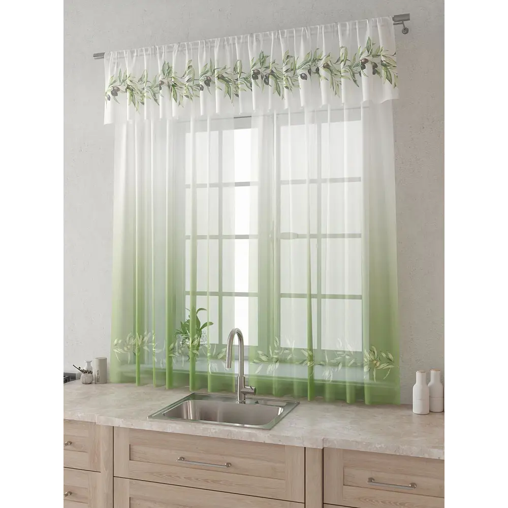 Фото 2 Комплект штор Comfy way Лагрос - 47 - 160 см CW915047160-160 на шторной ленте 160x150 см цвет белый Фото 2 Комплект штор Comfy way Лагрос - 47 - 160 см CW915047160-160 на шторной ленте 160x150 см цвет белый