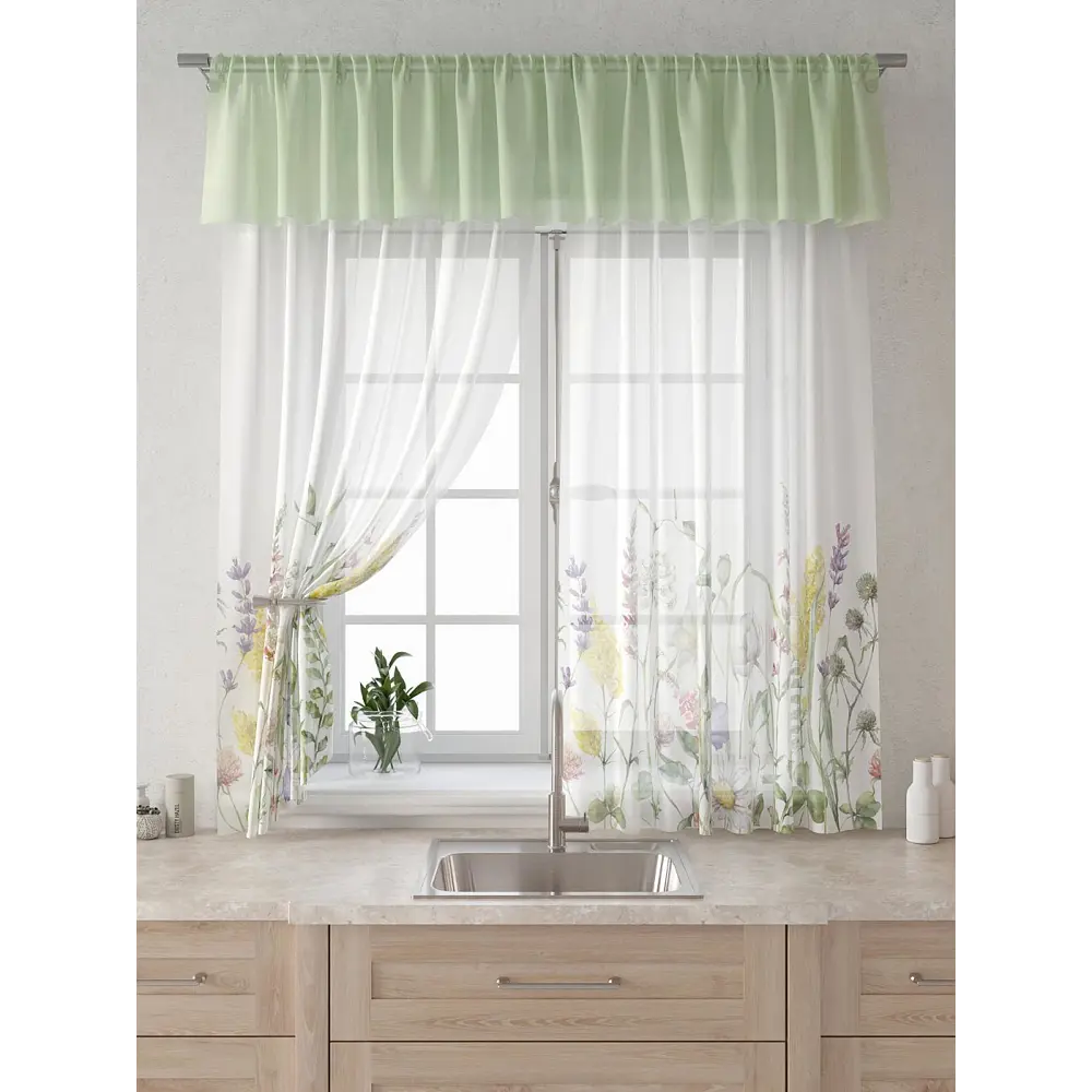 Фото 6 Комплект штор Comfy way Лагрос - 67 - 160 см CW915067160-160 на шторной ленте 160x150 см цвет белый Фото 6 Комплект штор Comfy way Лагрос - 67 - 160 см CW915067160-160 на шторной ленте 160x150 см цвет белый