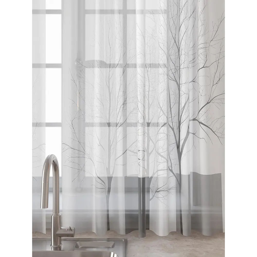 Фото 4 Комплект штор Comfy way Лагрос - 68 - 160 см CW915068160-160 на шторной ленте 160x150 см цвет белый Фото 4 Комплект штор Comfy way Лагрос - 68 - 160 см CW915068160-160 на шторной ленте 160x150 см цвет белый