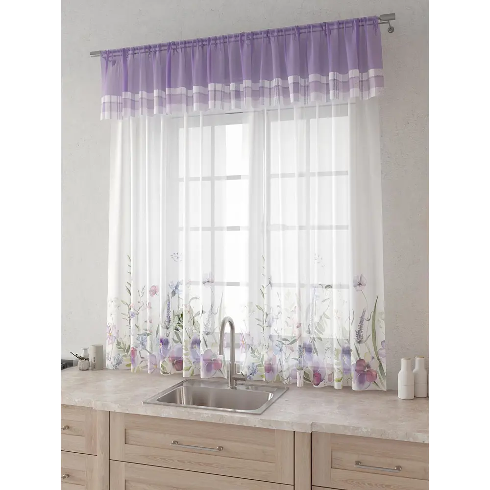 Фото 2 Комплект штор Comfy way Лагрос - 77 - 160 см CW915077160-160 на шторной ленте 160x150 см цвет бежевый Фото 2 Комплект штор Comfy way Лагрос - 77 - 160 см CW915077160-160 на шторной ленте 160x150 см цвет бежевый