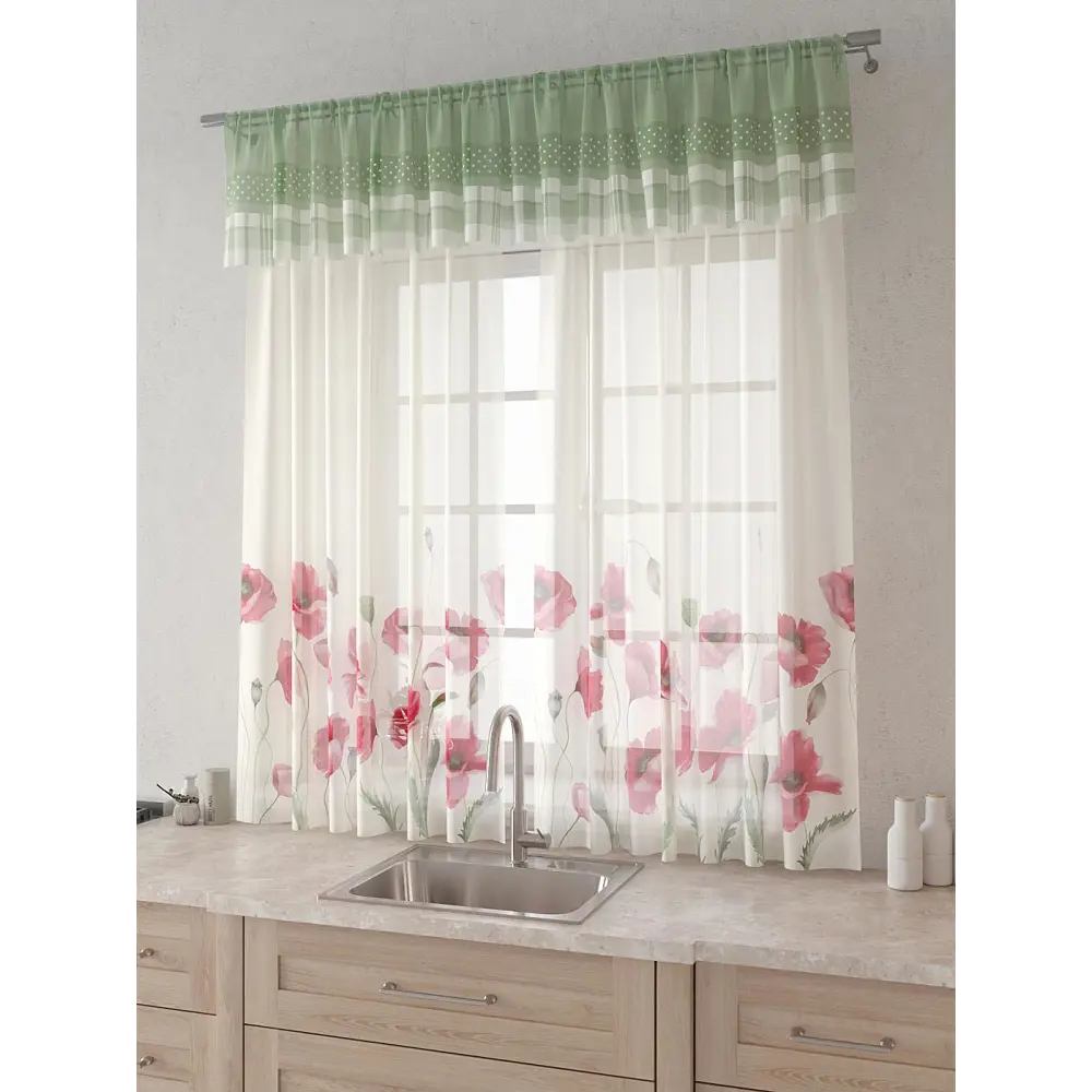 Фото 2 Комплект штор Comfy way Лагрос - 81 - 160 см CW915081160-160 на шторной ленте 160x150 см цвет бежевый Фото 2 Комплект штор Comfy way Лагрос - 81 - 160 см CW915081160-160 на шторной ленте 160x150 см цвет бежевый