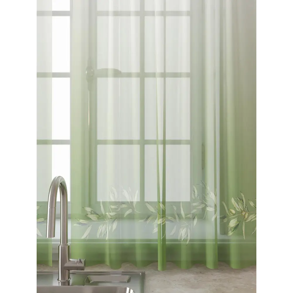 Фото 4 Комплект штор Comfy way Лагрос - 47 CW915047180-180 на шторной ленте 180x150 см цвет белый