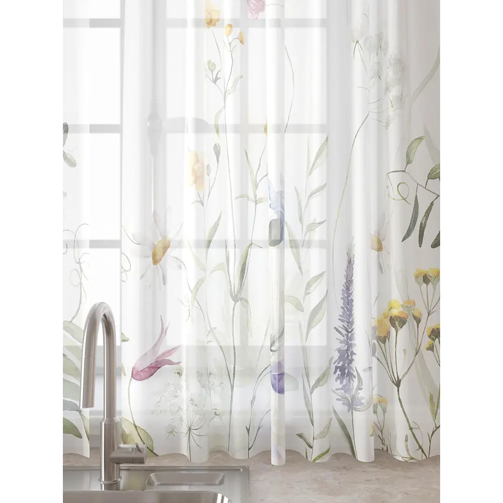 Фото 4 Комплект штор Comfy way Лагрос - 49 CW915049180-180 на шторной ленте 180x150 см цвет белый Фото 4 Комплект штор Comfy way Лагрос - 49 CW915049180-180 на шторной ленте 180x150 см цвет белый