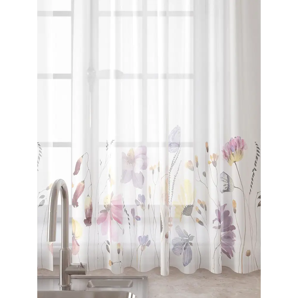 Фото 4 Комплект штор Comfy way Лагрос - 56 CW915056180-180 на шторной ленте 180x150 см цвет белый Фото 4 Комплект штор Comfy way Лагрос - 56 CW915056180-180 на шторной ленте 180x150 см цвет белый