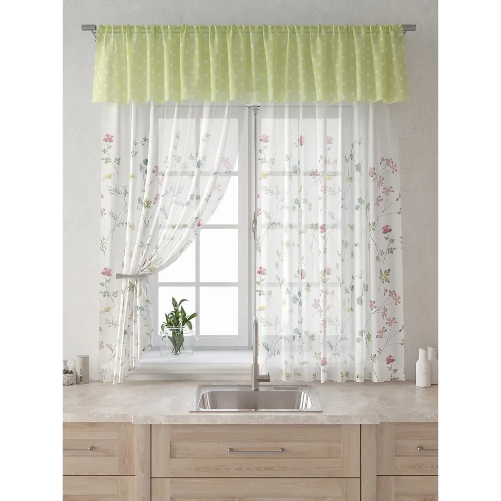 Фото 6 Комплект штор Comfy way Лагрос - 69 CW915069180-180 на шторной ленте 180x150 см цвет белый Фото 6 Комплект штор Comfy way Лагрос - 69 CW915069180-180 на шторной ленте 180x150 см цвет белый