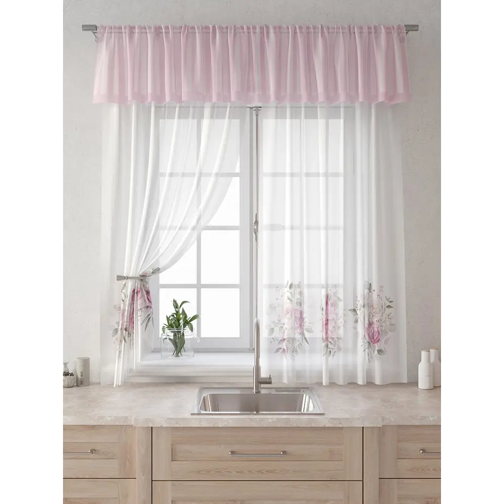 Фото 6 Комплект штор Comfy way Лагрос - 76 CW915076180-180 на шторной ленте 180x150 см цвет белый Фото 6 Комплект штор Comfy way Лагрос - 76 CW915076180-180 на шторной ленте 180x150 см цвет белый