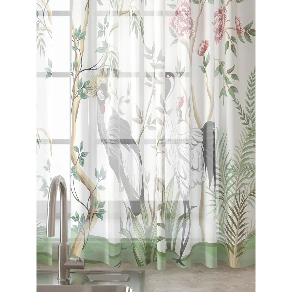 Фото 4 Комплект штор Comfy way Лагрос - 102 CW915102180-180 на шторной ленте 180x150 см цвет белый Фото 4 Комплект штор Comfy way Лагрос - 102 CW915102180-180 на шторной ленте 180x150 см цвет белый