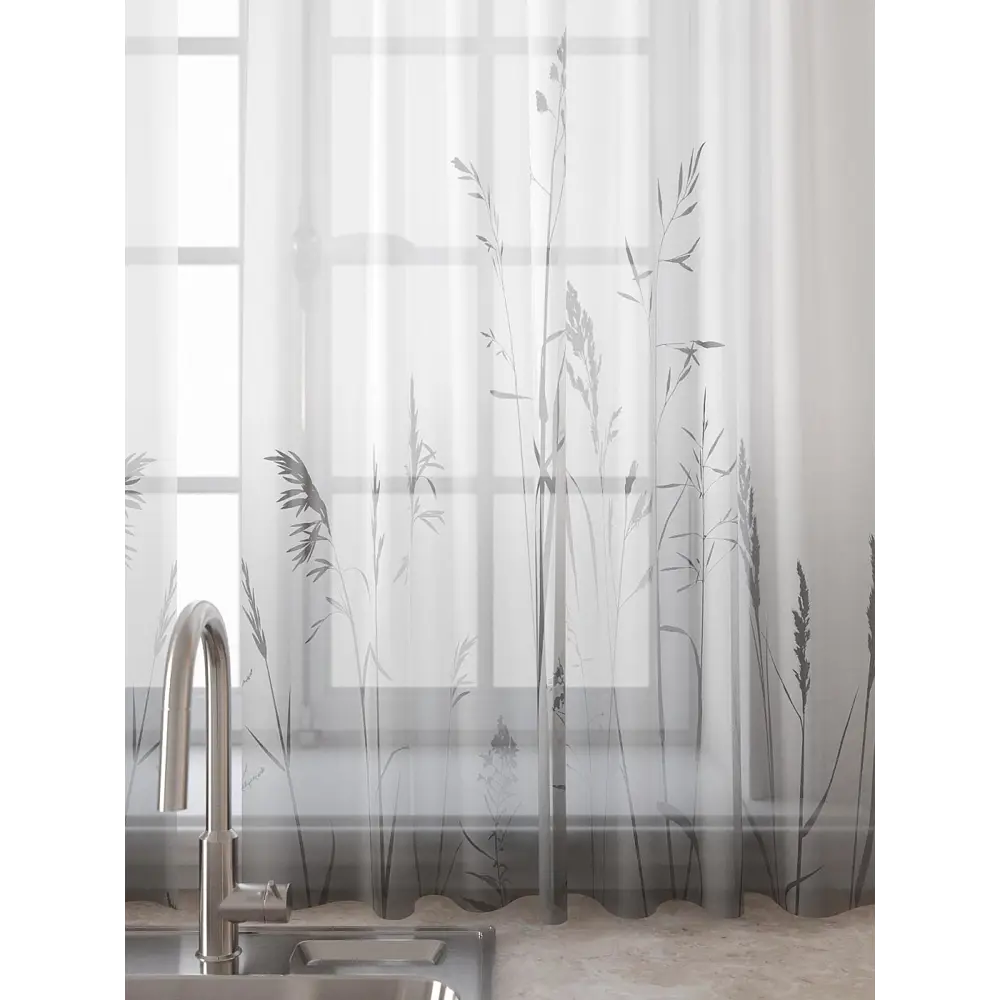 Фото 4 Комплект штор Comfy way Лагрос - 33 CW915033180-180 на шторной ленте 180x150 см цвет белый Фото 4 Комплект штор Comfy way Лагрос - 33 CW915033180-180 на шторной ленте 180x150 см цвет белый