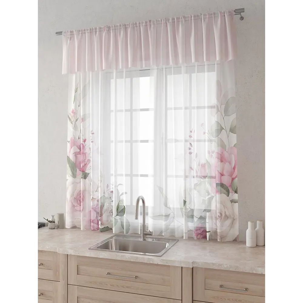 Фото 2 Комплект штор Comfy way Лагрос - 36 CW915036180-180 на шторной ленте 180x150 см цвет бежевый Фото 2 Комплект штор Comfy way Лагрос - 36 CW915036180-180 на шторной ленте 180x150 см цвет бежевый