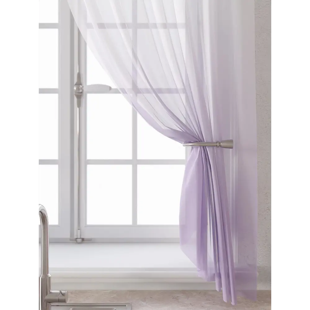 Фото 5 Комплект штор Comfy way Лагрос - 13 CW915013180-180 на шторной ленте 180x150 см цвет белый Фото 5 Комплект штор Comfy way Лагрос - 13 CW915013180-180 на шторной ленте 180x150 см цвет белый