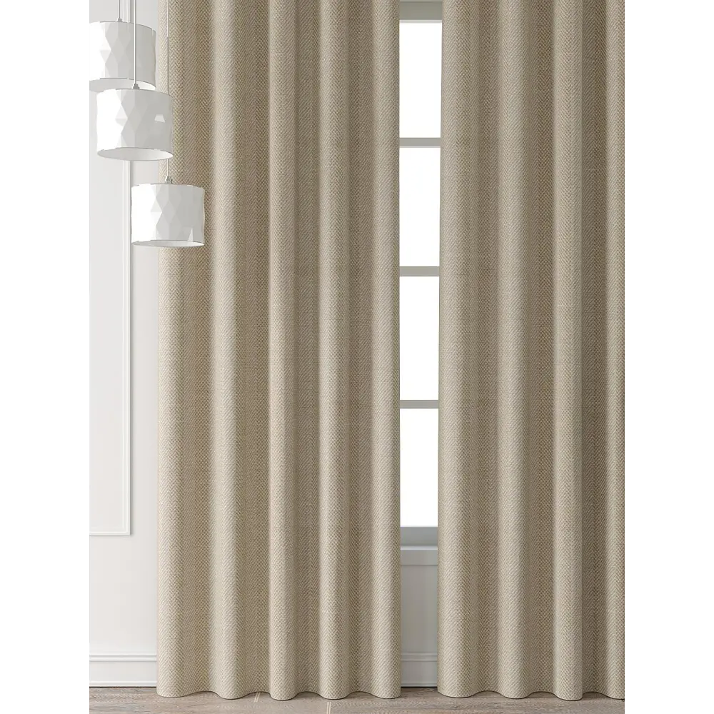 Фото 6 Комплект штор Comfy way Форнерс - 661 - 260 см CW709661260-260 на шторной ленте 260x150 см цвет бежевый Фото 6 Комплект штор Comfy way Форнерс - 661 - 260 см CW709661260-260 на шторной ленте 260x150 см цвет бежевый