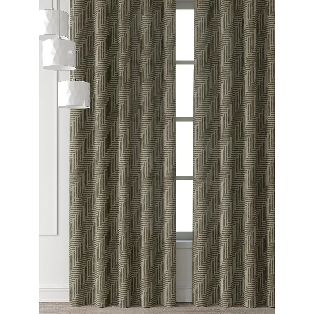 Фото 6 Комплект штор Comfy way Форнерс - 681 - 260 см CW709681260-260 на шторной ленте 260x150 см цвет коричневый Фото 6 Комплект штор Comfy way Форнерс - 681 - 260 см CW709681260-260 на шторной ленте 260x150 см цвет коричневый
