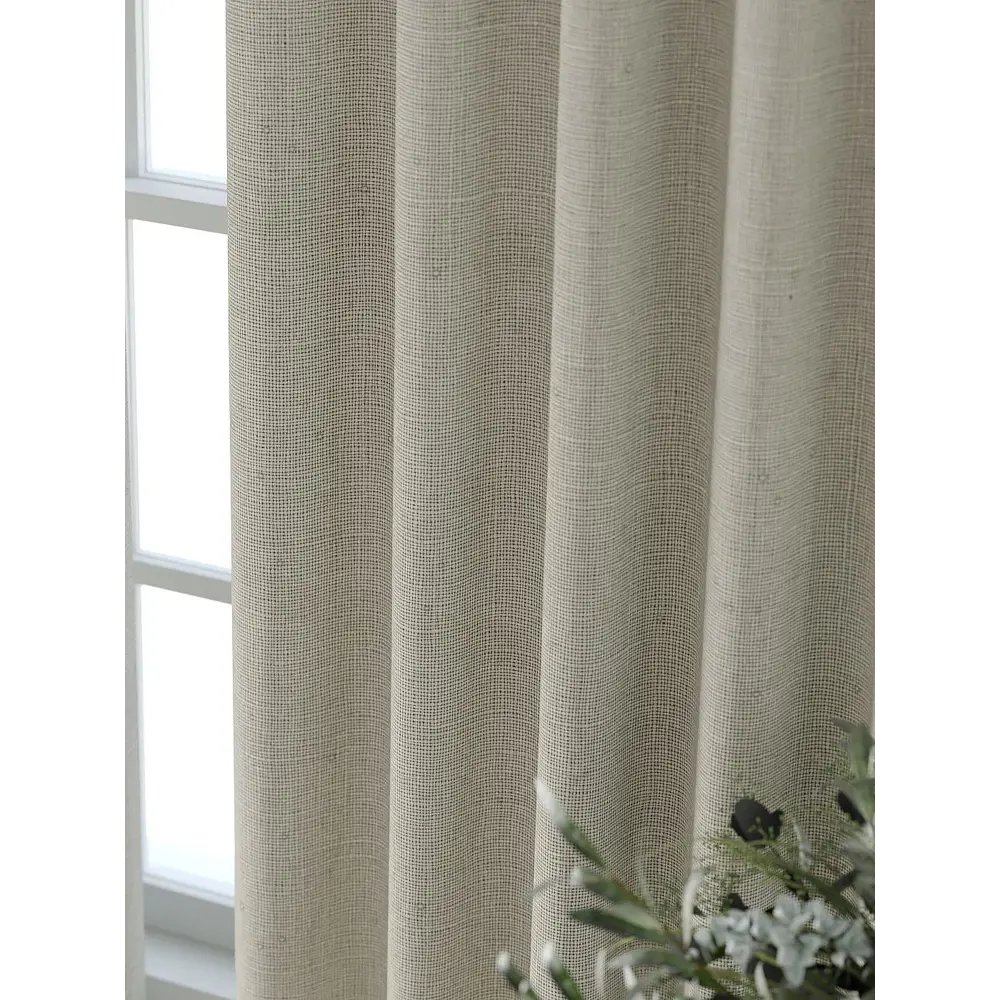 Фото 3 Комплект штор Comfy way Форнерс - 709 - 260 см CW709709260-260 на шторной ленте 260x150 см цвет бежевый Фото 3 Комплект штор Comfy way Форнерс - 709 - 260 см CW709709260-260 на шторной ленте 260x150 см цвет бежевый