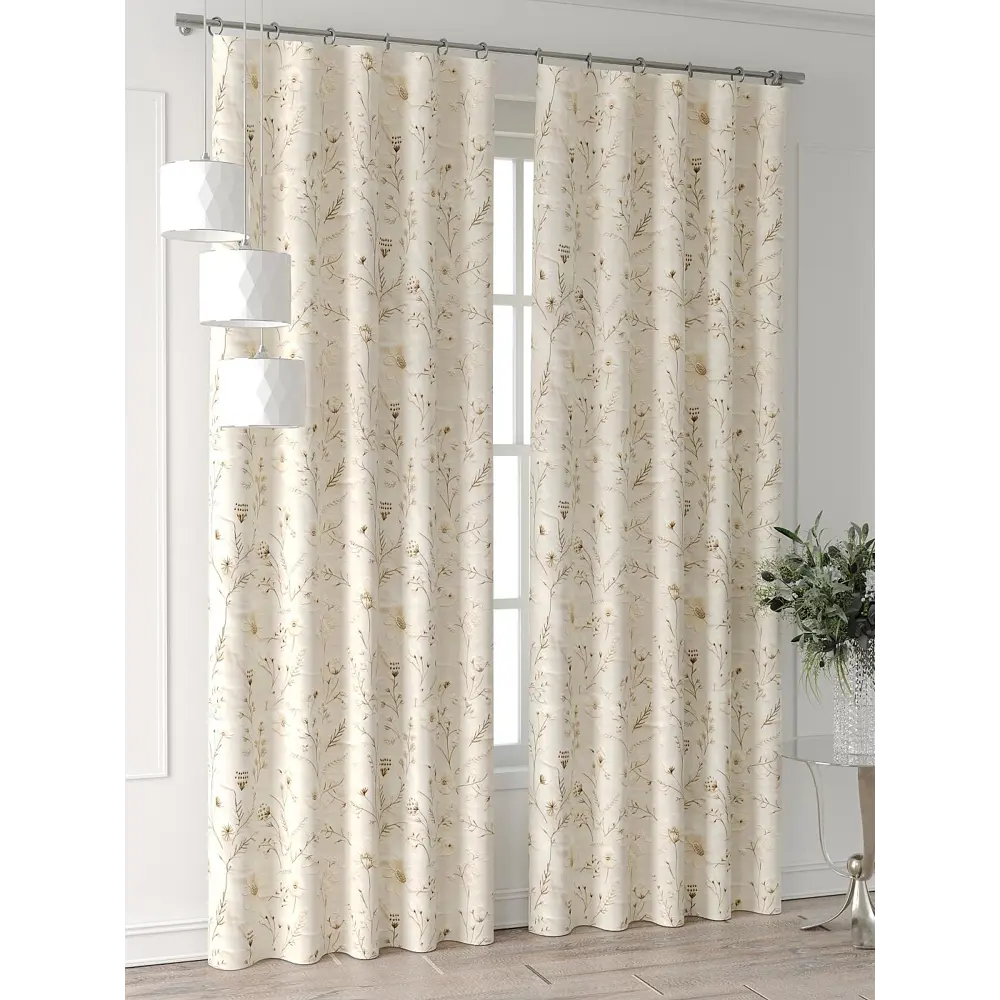 Фото 4 Комплект штор Comfy way Форнерс - 727 - 260 см CW709727260-260 на шторной ленте 260x150 см цвет бежевый Фото 4 Комплект штор Comfy way Форнерс - 727 - 260 см CW709727260-260 на шторной ленте 260x150 см цвет бежевый